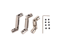 Kit Universal De Ejes De Transmisión Metálicos Rc Para Wpl Y Mn D90, 3 Piezas