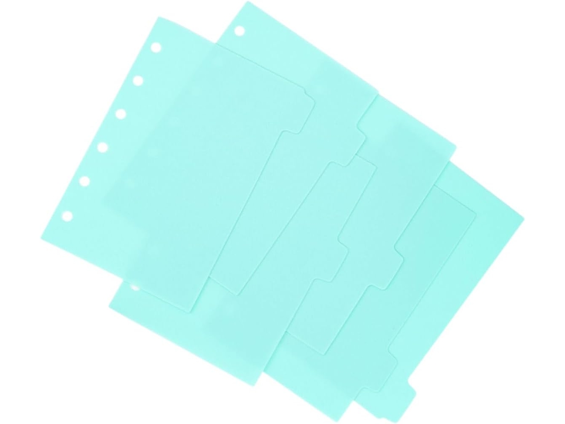 Hojas separadoras para cuadernos, separadores de bolsillo, separadores de hojas sueltas para cuadernos Gokoco