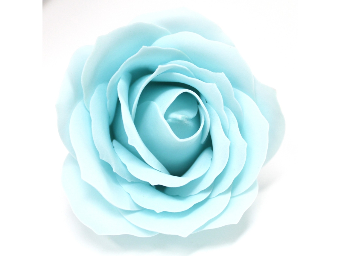 Flores Artesanais de Sabão Grande Celeste Bebé Unidade 7.5X7 Cm