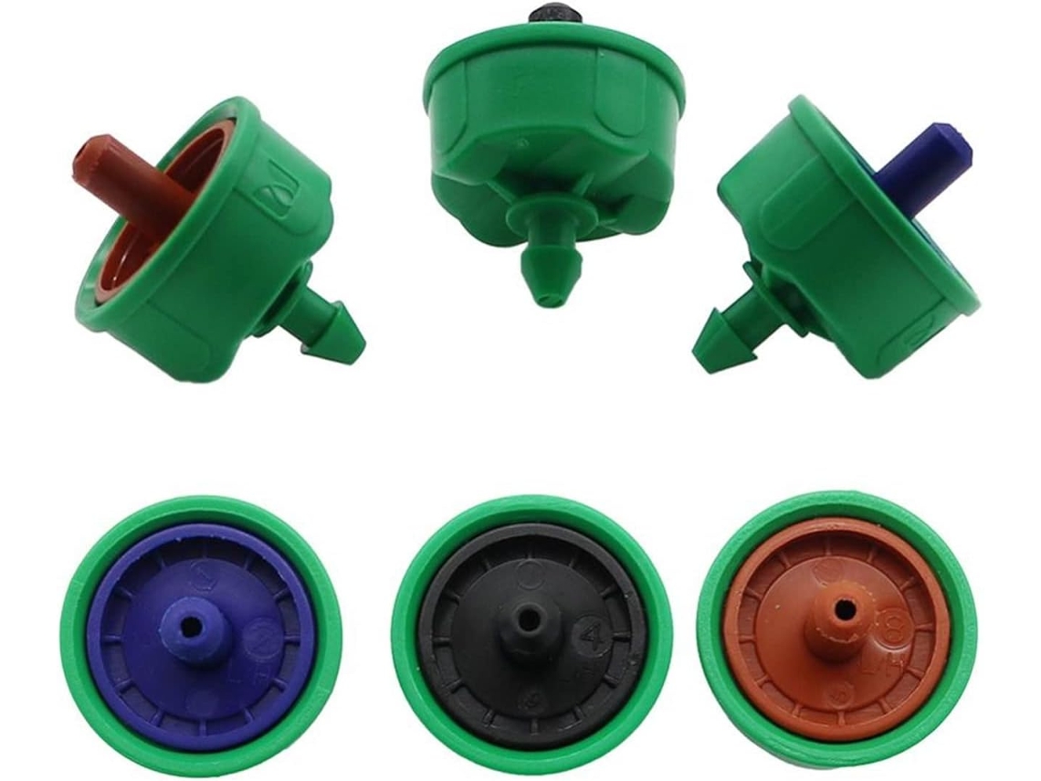 Paquete De 100 Boquillas Riego Flujo Constante Para Jardín 2l/4l/8l