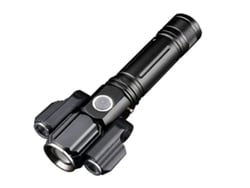 Faro de bicicleta LED recargable impermeable YIZHOOD DES1383 (negro)