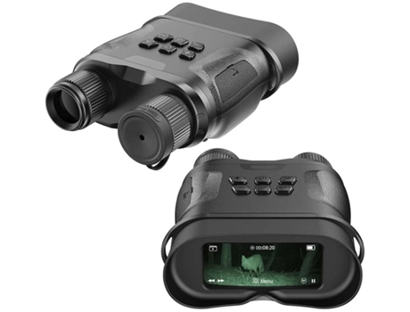 YIZHOOD Binoculares de visión nocturna con zoom digital 8X Alcance de visión nocturna por infrarrojos con cámara de 16 Gb y modos de menú de reprod...