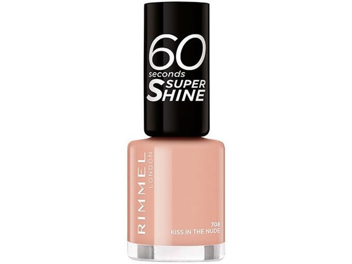 Esmalte RIMMEL LONDON 60 Segundos Super Brillo 708-Kiss No Nude