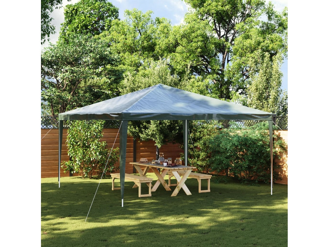 Carpa para fiestas 4x4 m 90 g/m² Verde