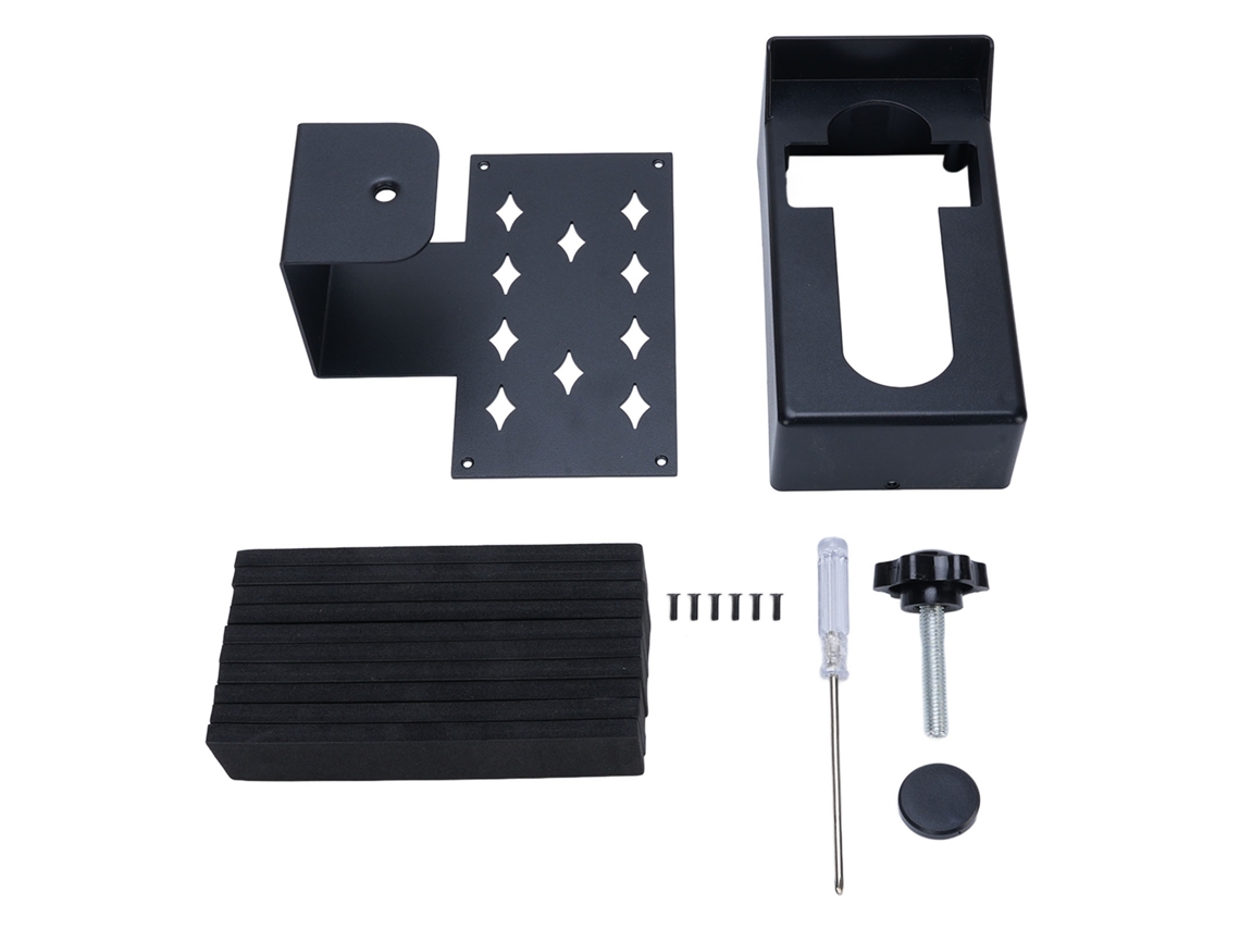 Soporte Antirrobo Para Videoportero Sin Necesidad De Taladrar, Fabricado En Acero Inoxidable Abs, Ideal Para Apartamentos, Residencias Estudiantiles O Casas Alquiladas.