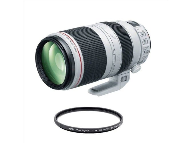 Objetivo CANON EF 100-400mm F4.5-5.6L IS II USM + HOYA 77mm PRO 1D Protetor