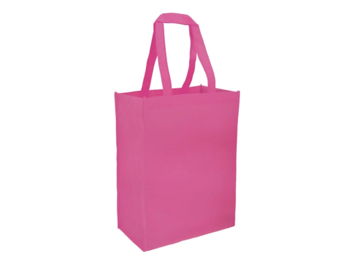 215 Pack Bolsas Ecologicas D Fuelle Rosas Impresas 34x38x15vayotoy