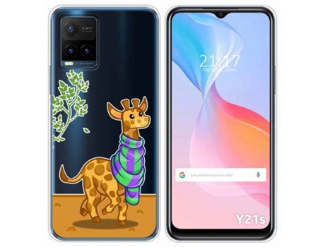 Carcasa Vivo Y21s / Y33s TUMUNDOSMARTPHONE Dibujos Transparente Multicolor