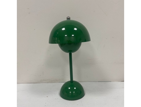 Lámparas de mesa LED recargables con forma de capullo de seta verde