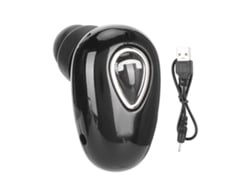 Auriculares Bluetooth portátiles YX01 sin estuche de carga, con subwoofer, llamadas HD, color negro.