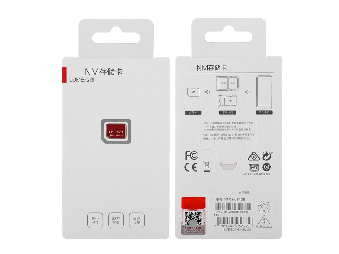 Tarjeta De Memoria Nm, Almacenamiento De Datos De Teléfono Móvil, Aplicable Para Huawei Mate20/mate20 Pro Y Otros Modelos