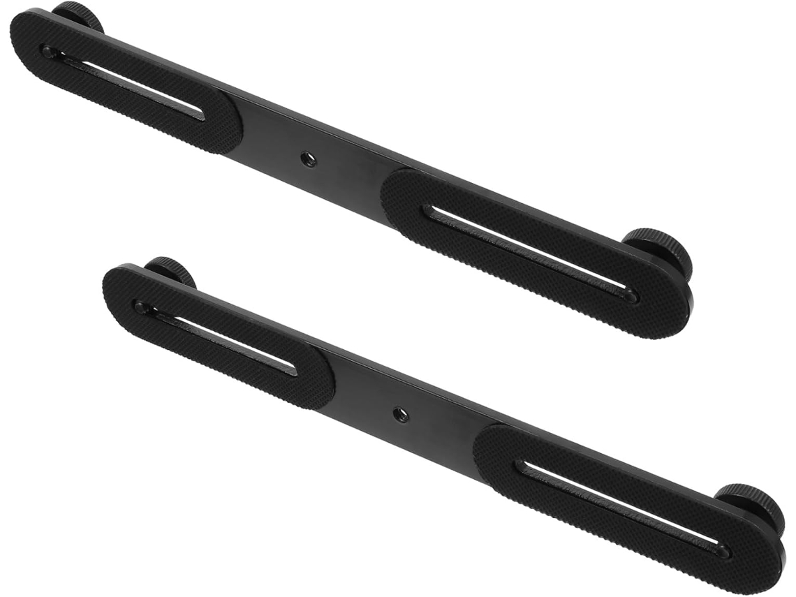 Soporte De Extensión Para Flash De Micrófono, Montaje Doble, Ajustable, 2 Piezas