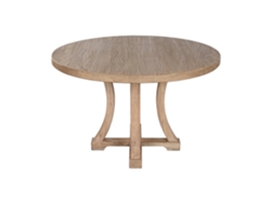 Mesa Comedor Olmo Macizo Natural 120x120x76cm
