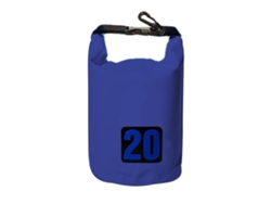 Bolsa impermeable seca de 20 litros, color azul oscuro, para rafting, camping, kayak, navegación y uso al aire libre.