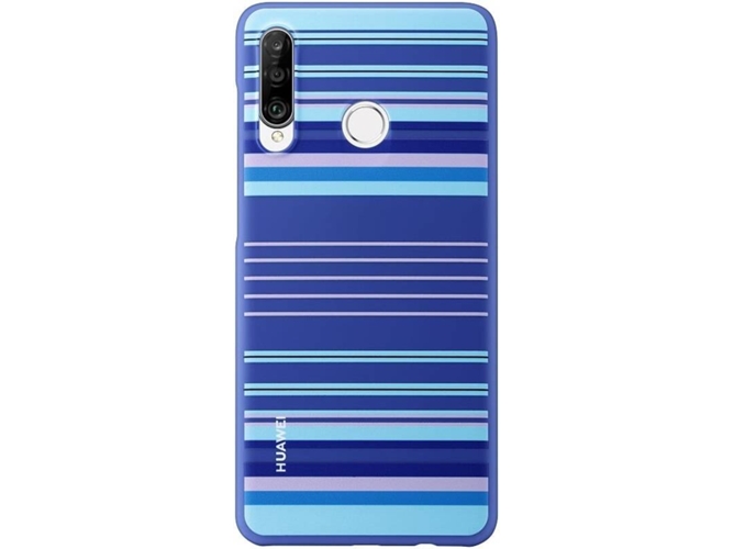 Carcasa HUAWEI P 30 Lite Striped Azul