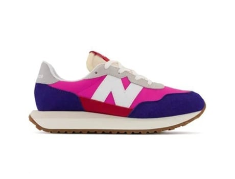 Zapatillas Deportivas NEW BALANCE 237 (Rosa - Gamuza, Material Sintético- 37)