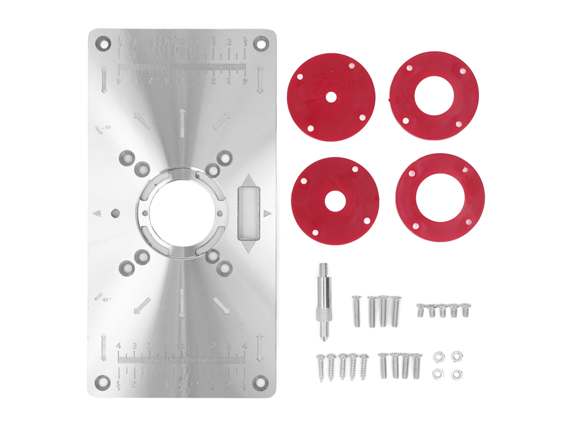 Placa De Inserción Para Mesa De Fresado De Madera, Fresadora De Tableros Abatibles, Máquina De Grabado
