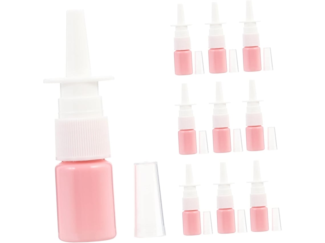 Botella Pulverizadora De Pet De 5 Ml, Botella De Viaje Pequeña Y Compacta, Plástico Rosa, 50 Unidades