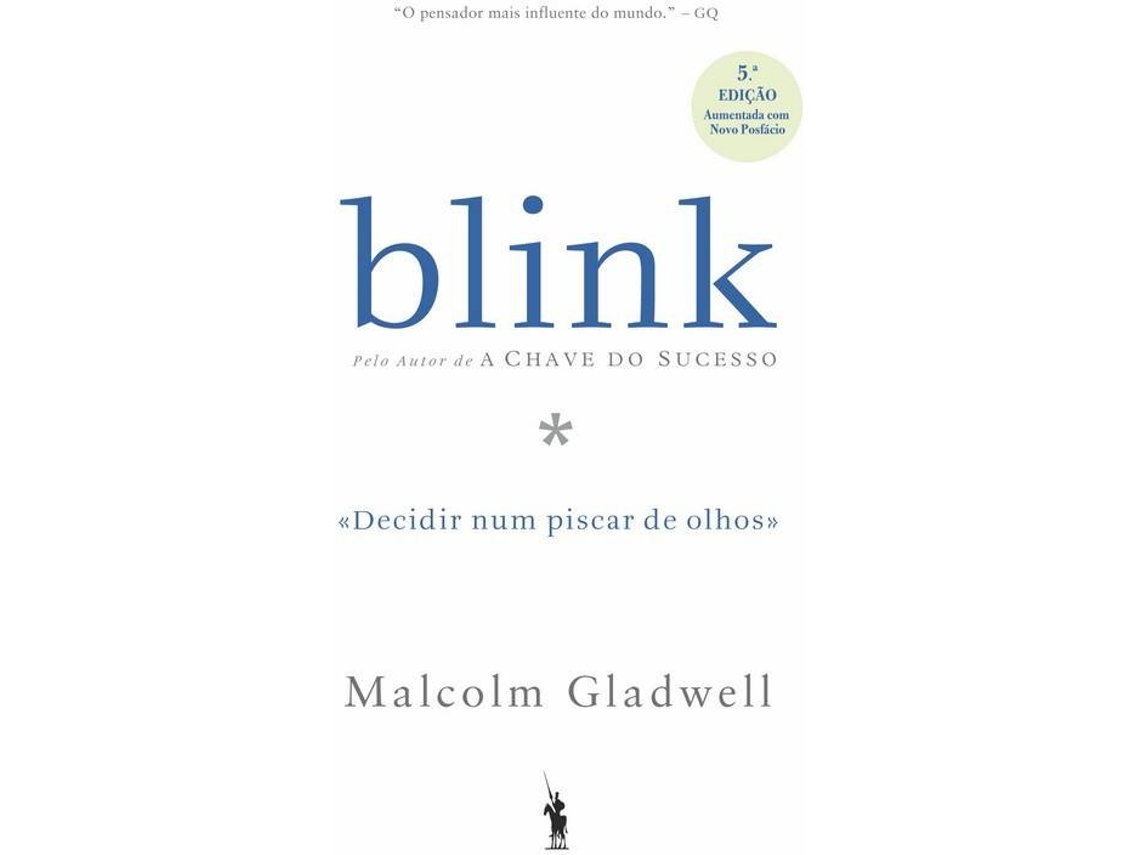 Libro Blink Decidir num piscar de olhos de Malcolm Gladwell (Portugués)