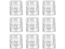 Flacons Vides Design Simple Lot De 10 Réutilisables En Plastique Y Verre Para Poudre Correctrice...