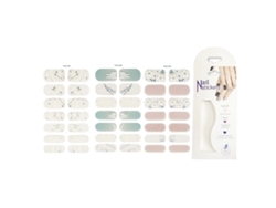 3 pegatinas autoadhesivas para uñas, tiras de esmalte de uñas con purpurina para decoración de uñas DIY Kofihety