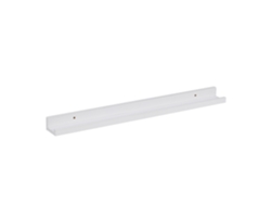 Relaxdays Balda De Pared Para Fotos Y Libros, Estante Flotante Decorativo, Repisa Colgante Cuadros, 80 Cm Ancho, Blanco