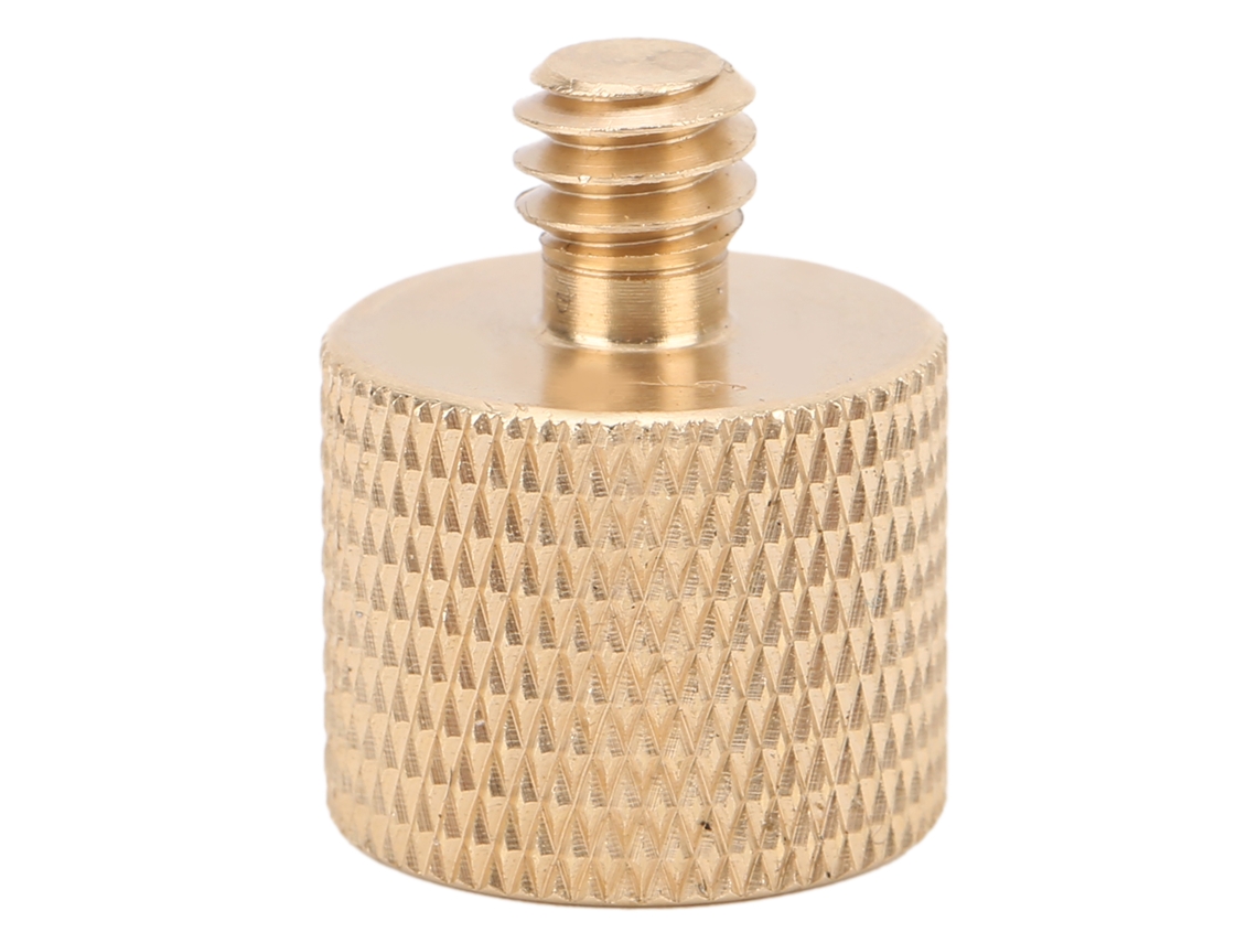 Adaptador De Tornillo De Latón 1/4'' Macho A 3/8'' Hembra Reductor De Rosca Para Trípode