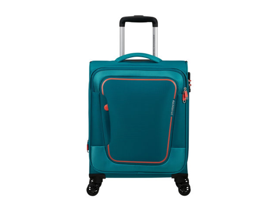 Maleta de Cabina Pulsonic 55Cm con 4 Ruedas Expandible Azul Piedra 40.5L AMERICAN TOURISTER