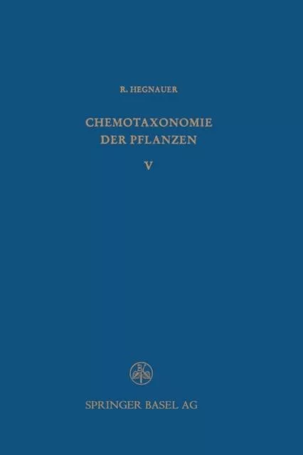 Libro Chemotaxonomie Der Pflanzen De R Hegnauer (inglés)