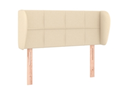 Maison Exclusive - Cabecero De Tela Color Crema 93x23x78/88 Cm