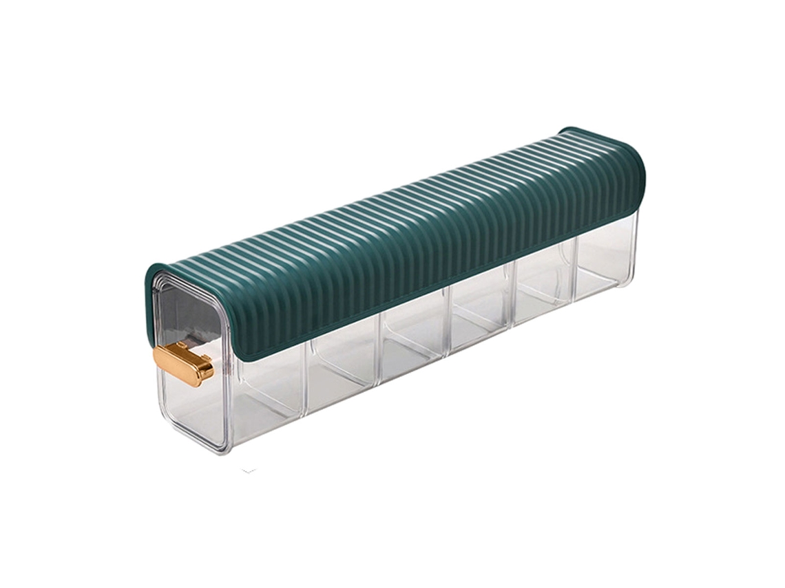 Organizador de cajón divisores para ropa interior verde (36x11x9cm) Kofihety