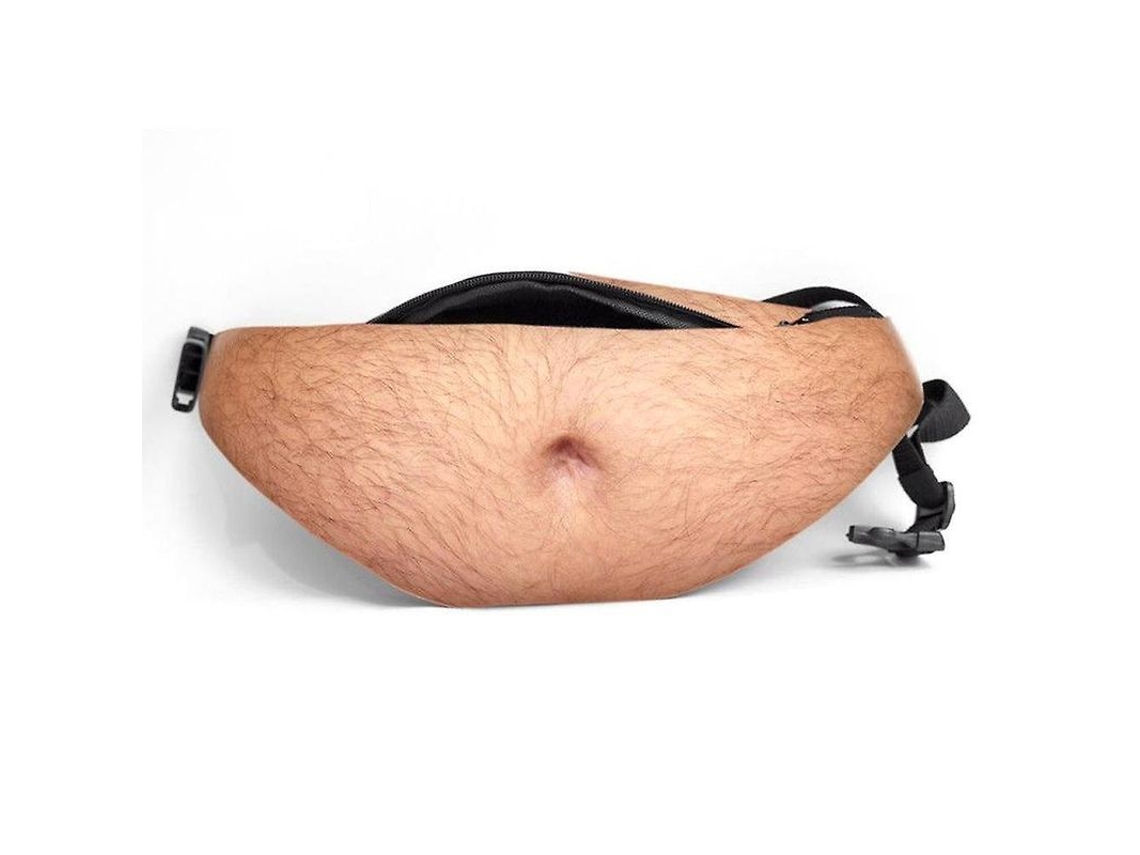2026-bolsa De Cintura Barrigón De Cerveza 3d Para Hombre Regalo Divertido Navidad Cumpleaños Fiesta 1 Pelo Mediano