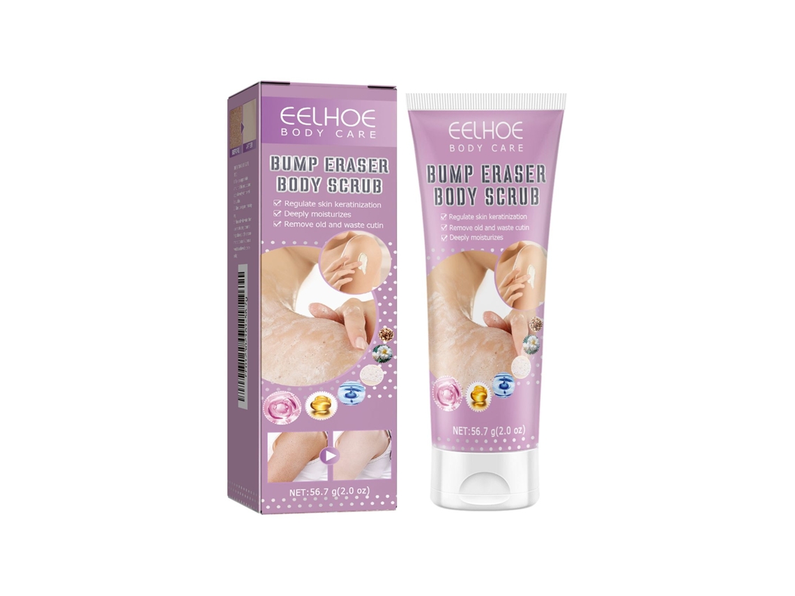 Exfoliante corporal grueso para una piel suave y radiante.