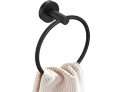 Rebe-portarrollo De Baño Redondo De Acero Inoxidable 304 Con Terminado Mate Giratorio 180° Base Sólida Para Espacios Pequeños