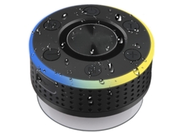 Altavoz de ducha Bluetooth, inalámbrico, resistente al agua IP7 con ventosa, portátil, Bluetooth 5.0, color negro Yizhood