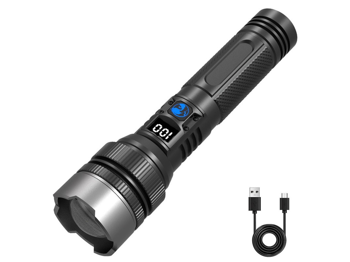 Linterna Potente 150.000 Lumen, Linterna Potente 150.000 Lumen, Usb Recargable Impermeable, Linterna Impermeable Ipx7 Szsmart