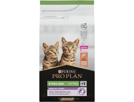 Pienso para Gatos PURINA OptiStart (1.5Kg - Gatitos - Castrados - Sabor: Salmón)