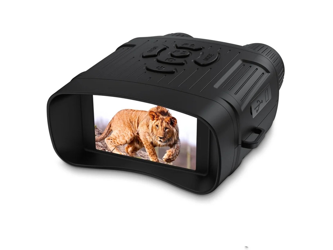 Gafas de visión nocturna 4K, binoculares de visión nocturna para adultos, recargables, zoom infrarrojo digital 10x, para observación de aves.
