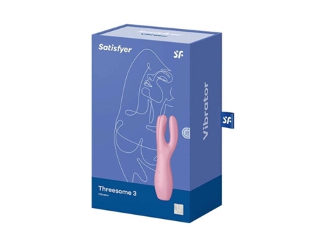 Estimuladores SATISFYER Threesome 3 Vibrador (Rosa - 1 Unidad)