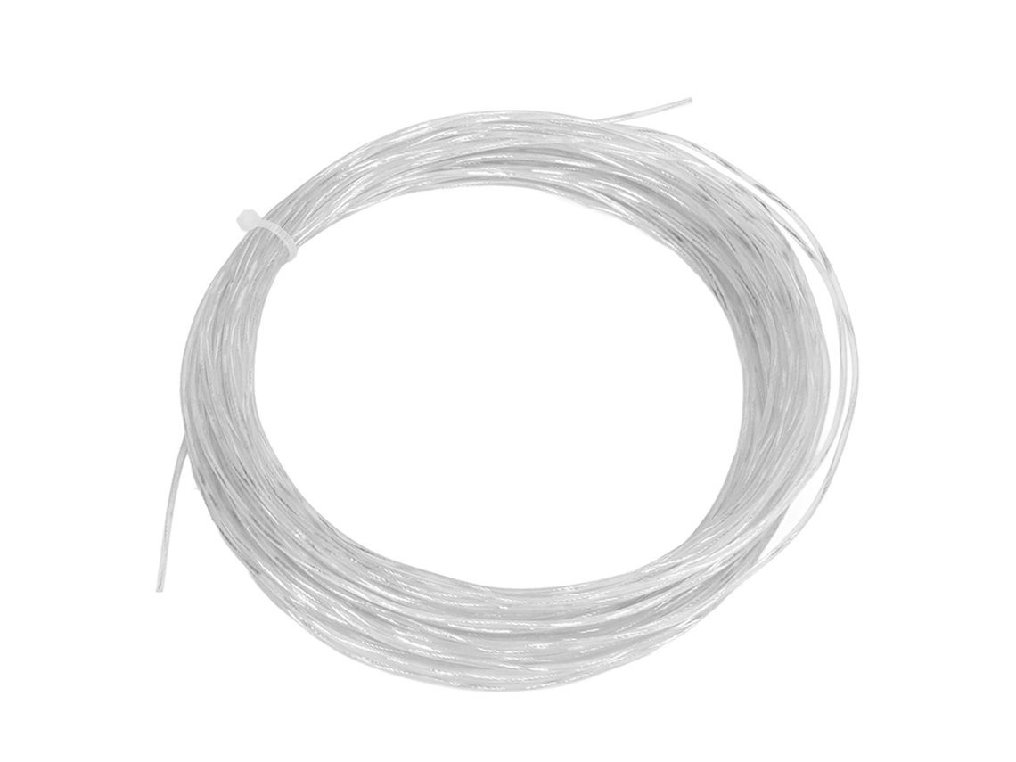 2026rebe-corda Para Raquetes De Tênis 12,2m 1,30mm Elástica Nylon Titânio Substituição Esportes Branco