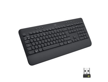 LOGITECH Signature K650 teclado RF Wireless Bluetooth QWERTY Español Grafito