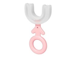 Cepillo de dientes infantil en forma de U, limpiador de silicona, limpieza de 360° para niños. GOKOCO
