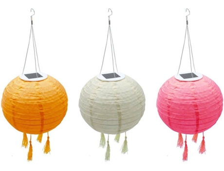Iluminación Decorativa LUMI JARDIN (Amarillo - Nylon - 24x70 cm)