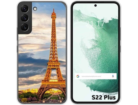 Carcasa Samsung Galaxy S22 Plus 5G TUMUNDOSMARTPHONE Dibujos Paris Multicolor