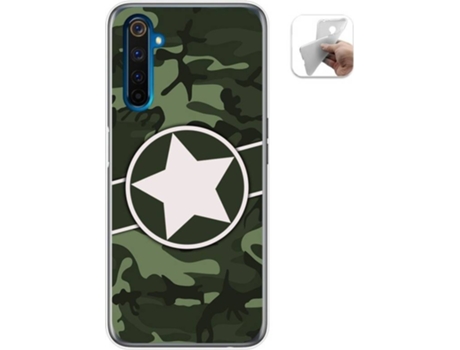 Carcasa Realme 6 Pro TUMUNDOSMARTPHONE Camuflaje 01 Multicolor