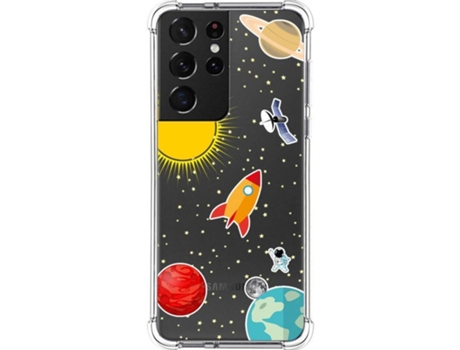 Carcasa Samsung Galaxy S21 Ultra 5G TUMUNDOSMARTPHONE Espacio Multicolor