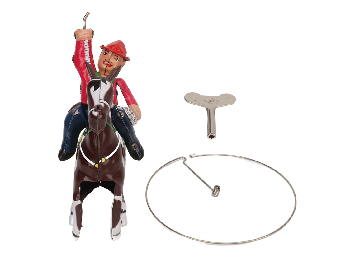 Junli-juguete De Relojería Vaquero Retro Para Coleccionar