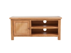 Maison Exclusive - Mueble Para Tv Madera Maciza De Roble 103x36x46 Cm