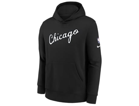 Sudadera NIKE Niño (Algodón - Negro - S)