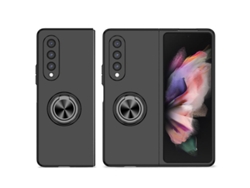 Capa com suporte para Samsung Galaxy Z Fold3 5G, material PC, compatível com smartphone plegável